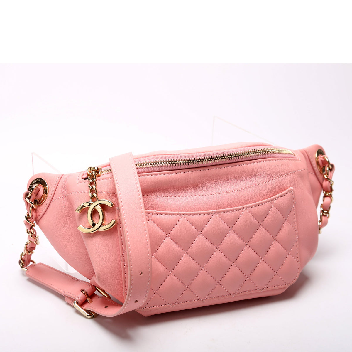 CC Waist Bag Quilted Lambskin 27M