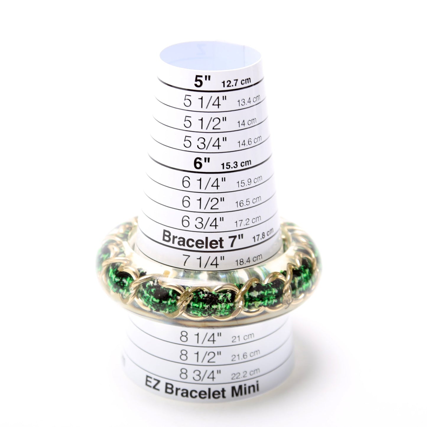 Resin Chain Bangle Bracelet
