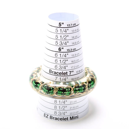 Resin Chain Bangle Bracelet