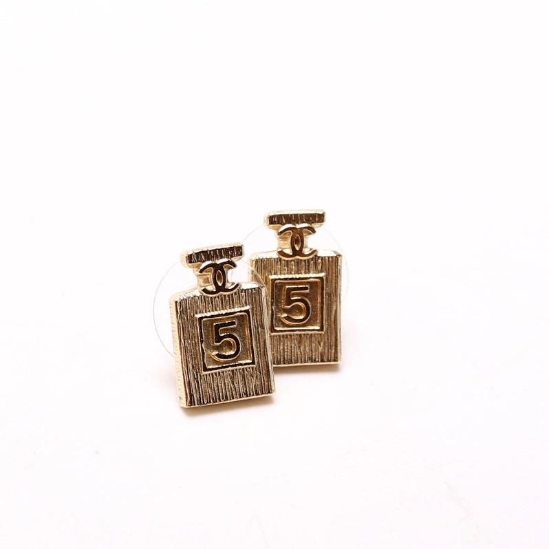 Coco No. 5 Perfume Bottle Earrings