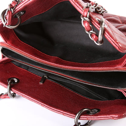 Chic Small Shopping Tote Caviar 16M