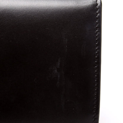 8M0251 Logo Leather Flap Wallet