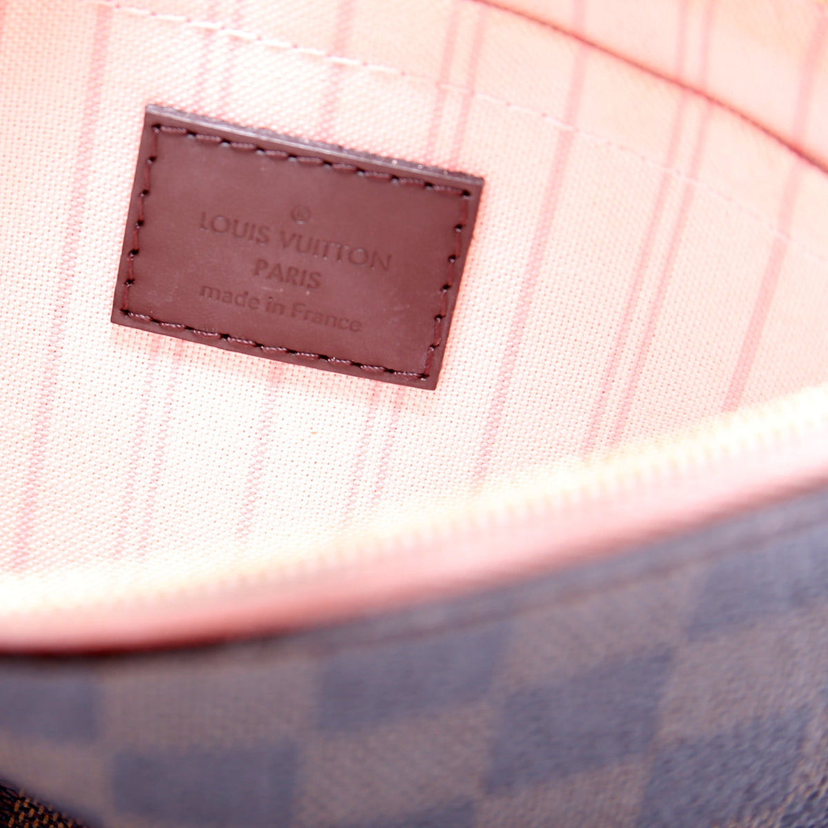 Pochette Only Neverfull Damier Ebene