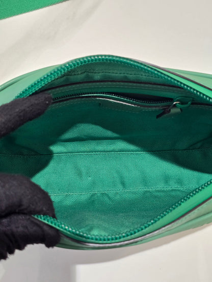 Gucci GG Rubber Effect Green Belt Bag Hip Bag 771422 99738093