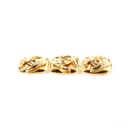 CC Triple Square Brooch