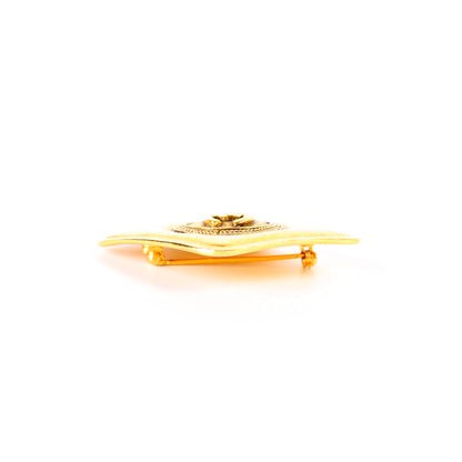 CC Diamond Brooch