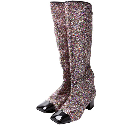 Fantasy Glitter High Boots Size 38