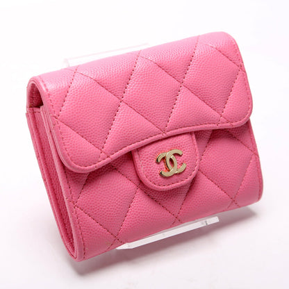 Chanel CC Flap Card Holder On Chain Caviar 31M