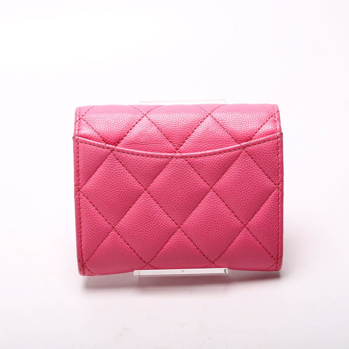 Chanel CC Flap Card Holder On Chain Caviar 31M