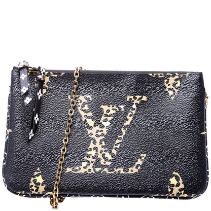 Double Zip Pochette Jungle