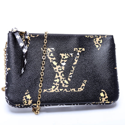 Double Zip Pochette Jungle