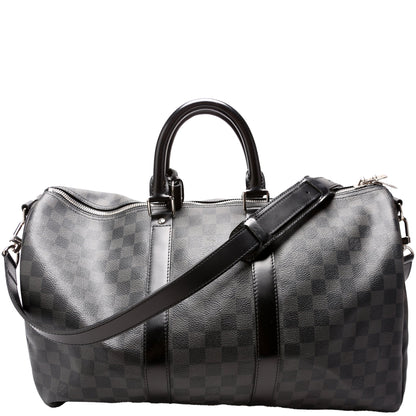 Keepall 45 Bandouliere Damier Graphite