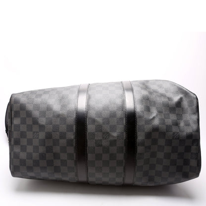 Keepall 45 Bandouliere Damier Graphite