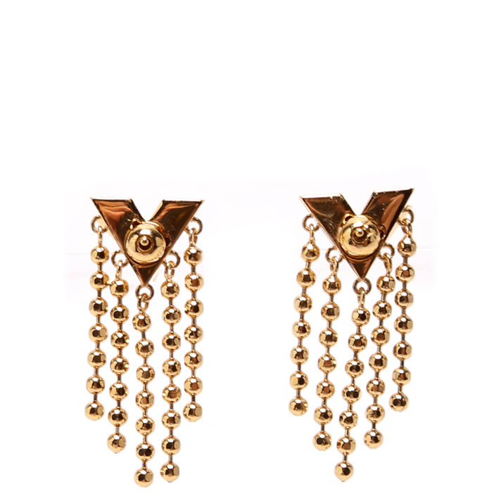 Essential V chain Drop Earrings