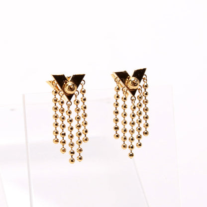 Essential V chain Drop Earrings