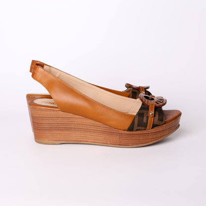 Zucca Slingback Wedges Size 38.5