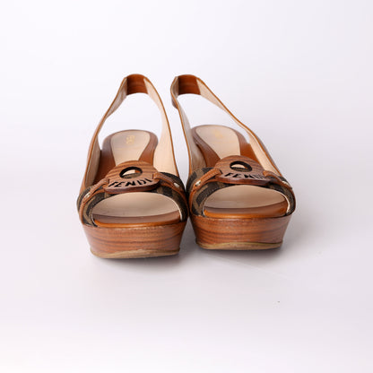 Zucca Slingback Wedges Size 38.5