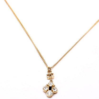 CC W/Rhinestone Drop Pendant