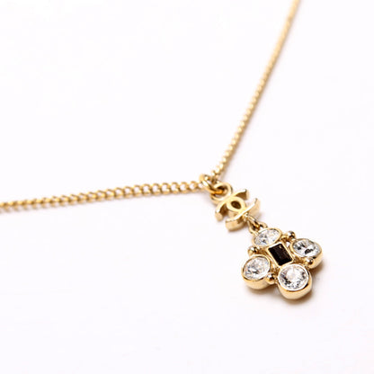 CC W/Rhinestone Drop Pendant