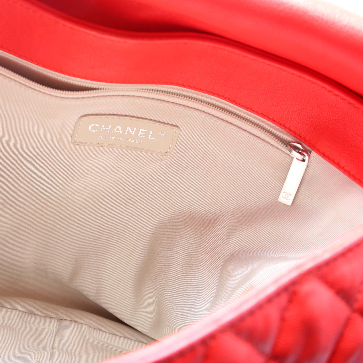 Chain Around Maxi Flap Bag Quilted Lambskin 15M