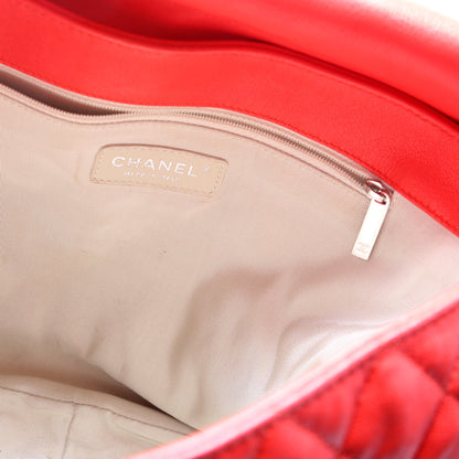 Chain Around Maxi Flap Bag Quilted Lambskin 15M