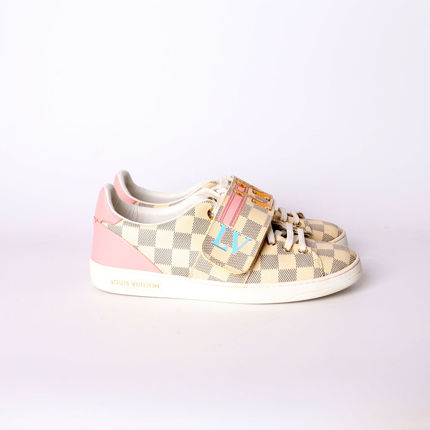 Frontrow Summer Trunks Damier Azur Sneakers Size 39