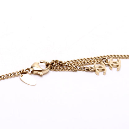 CC Faux Pearl Pendant Large Necklace