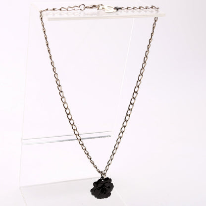Camellia Flower Resin Necklace