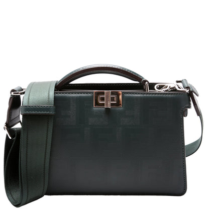 Fendi x Marc Jacobs FF Embossed Peekaboo Iseeu Crossbody 7VA582 Green
