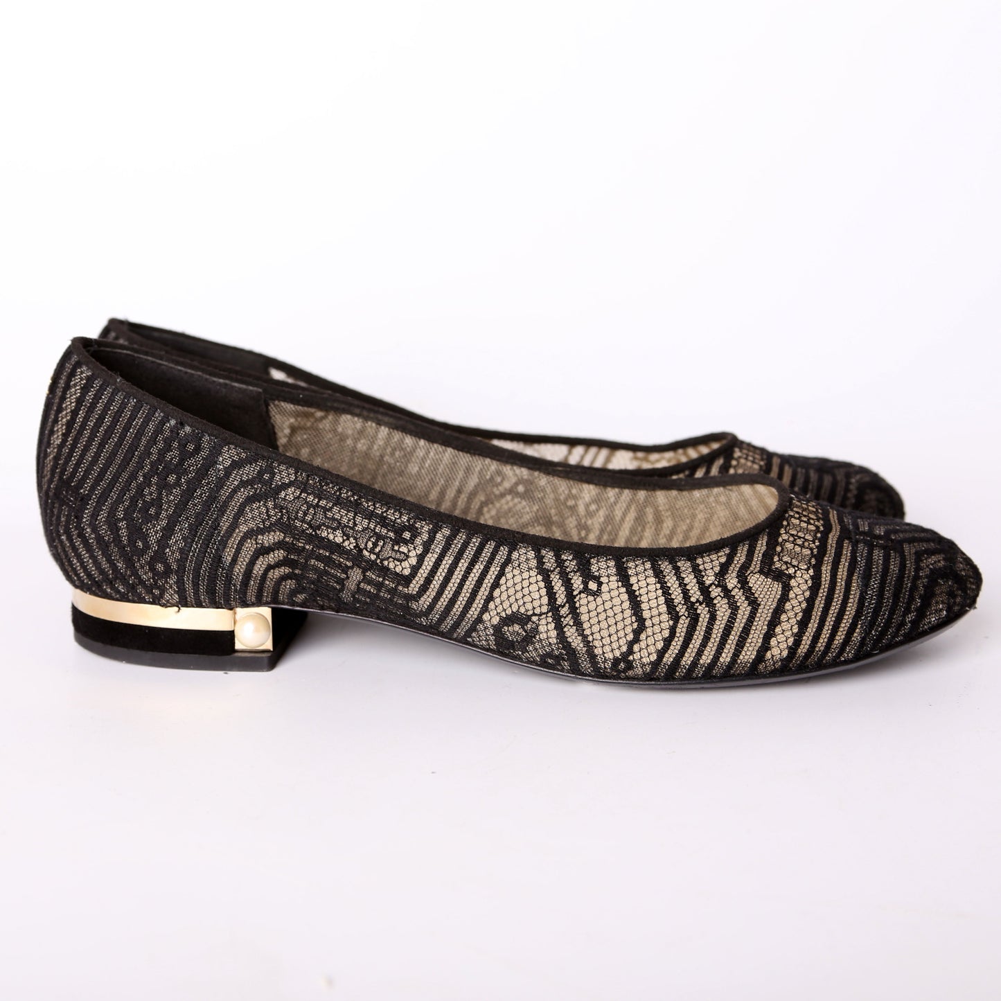 Lace Ballet Flats Size 39