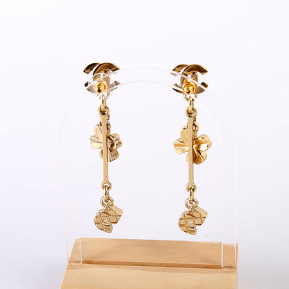 CC Clover 5 Drop Vintage Earrings