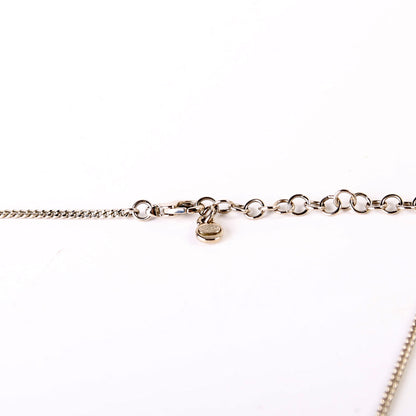 Chanel Rhinestone Cluster Drop CC Necklace