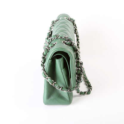 Classic Flap Medium Lambskin 25-28M Green