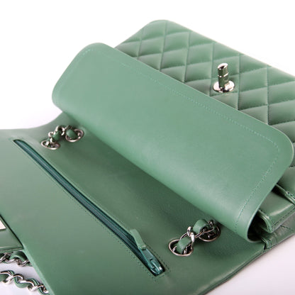 Classic Flap Medium Lambskin 25-28M Green