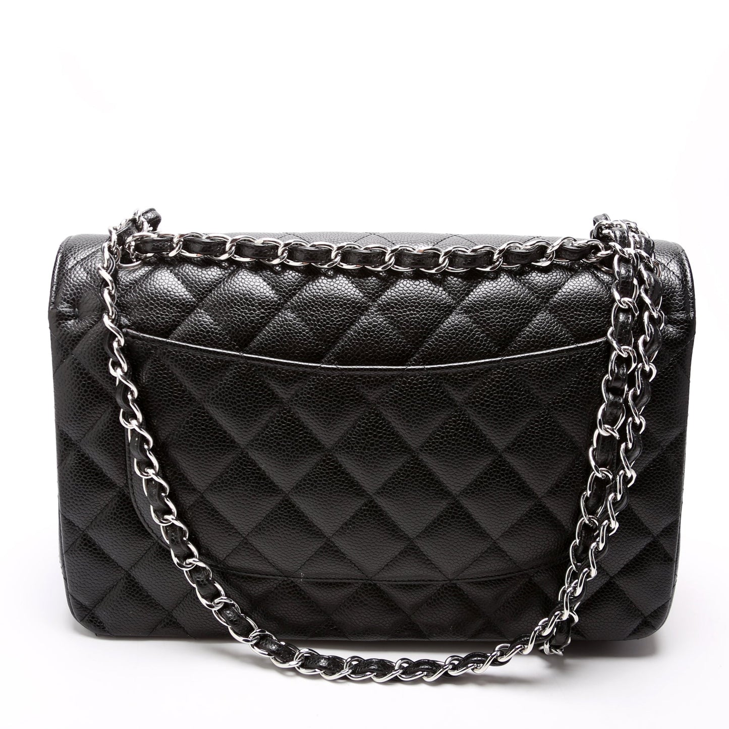 Classic Flap Jumbo Caviar RFID Black