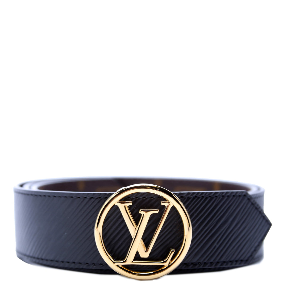 Circle LV Epi/Monogram Belt Size 85/34 Black
