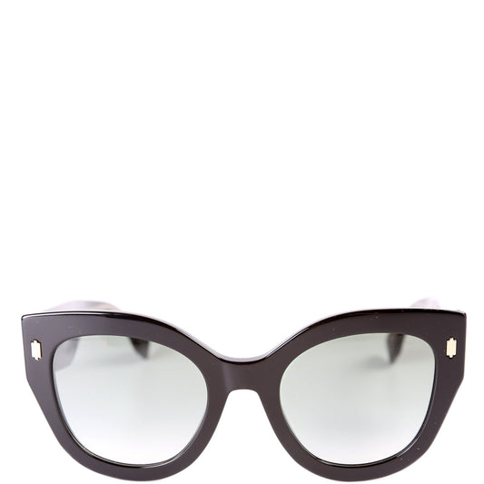 FF0435/S Square Cat Eye Sunglasses Black