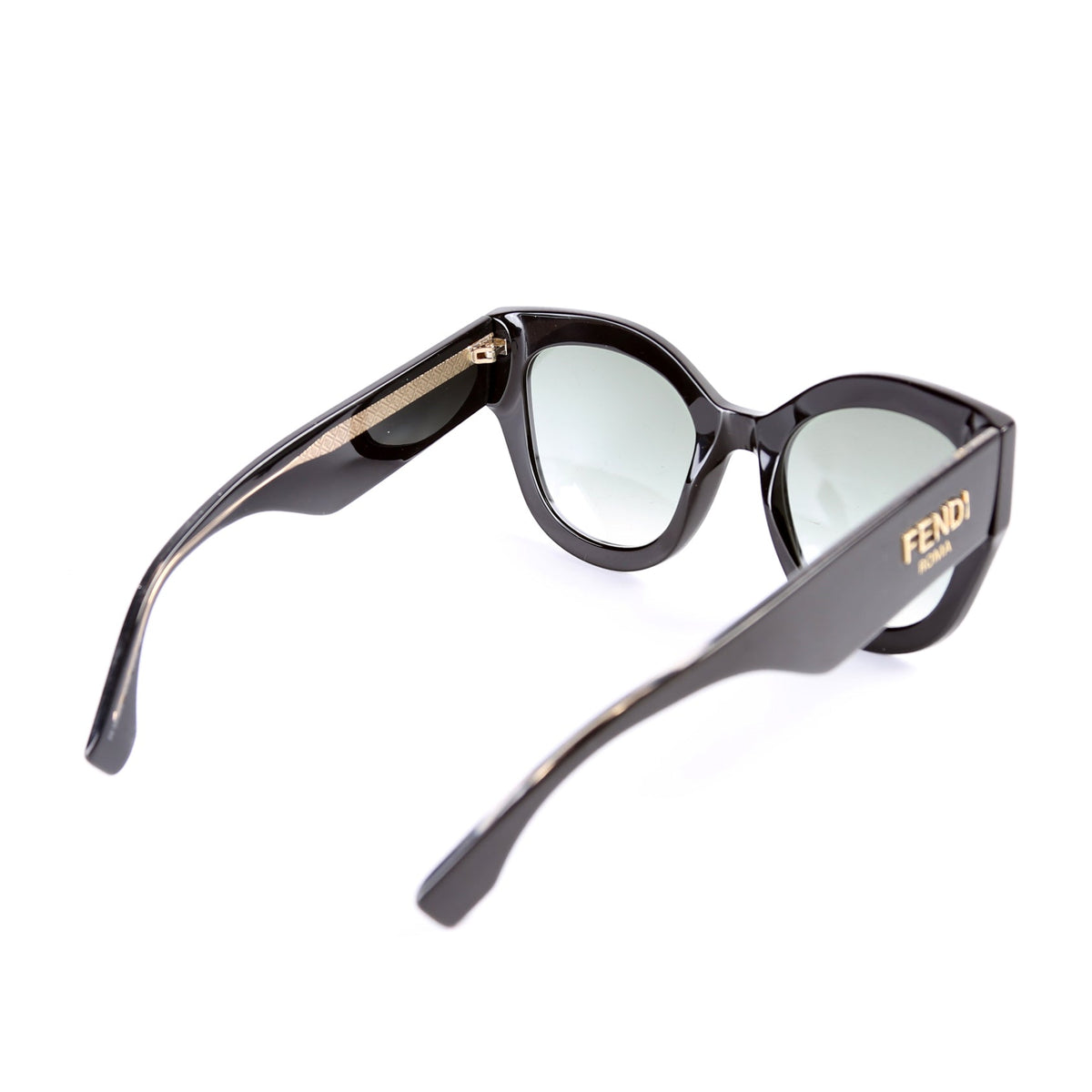FF0435/S Square Cat Eye Sunglasses Black