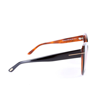 TF553 Samantha Cat Eye Sunglasses Black/Brown