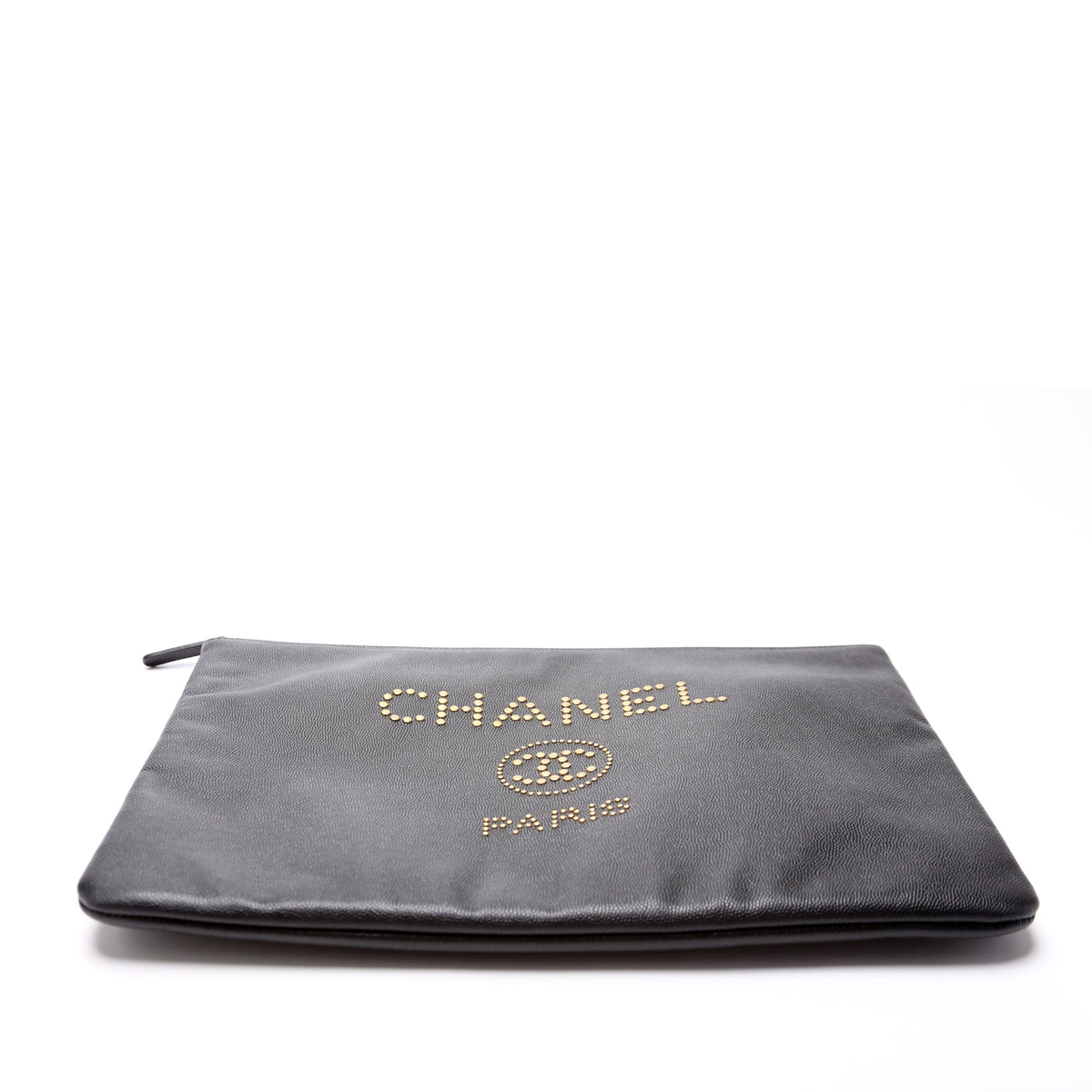 O Case Large Deauville Studded 28M Black