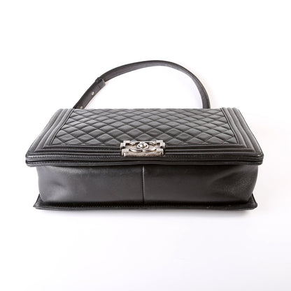 Boy Flap Large Lambskin 19M Black