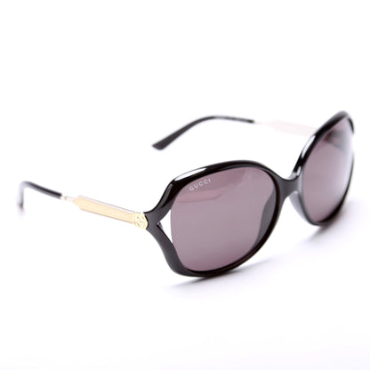 GG0076S Oversized Sunglasses Black