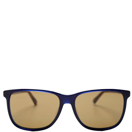 GG0017S Wayfarer Sunglasses Navy/Brown