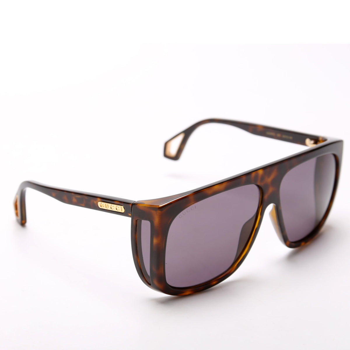 GG0467S Shield Sunglasses Brown