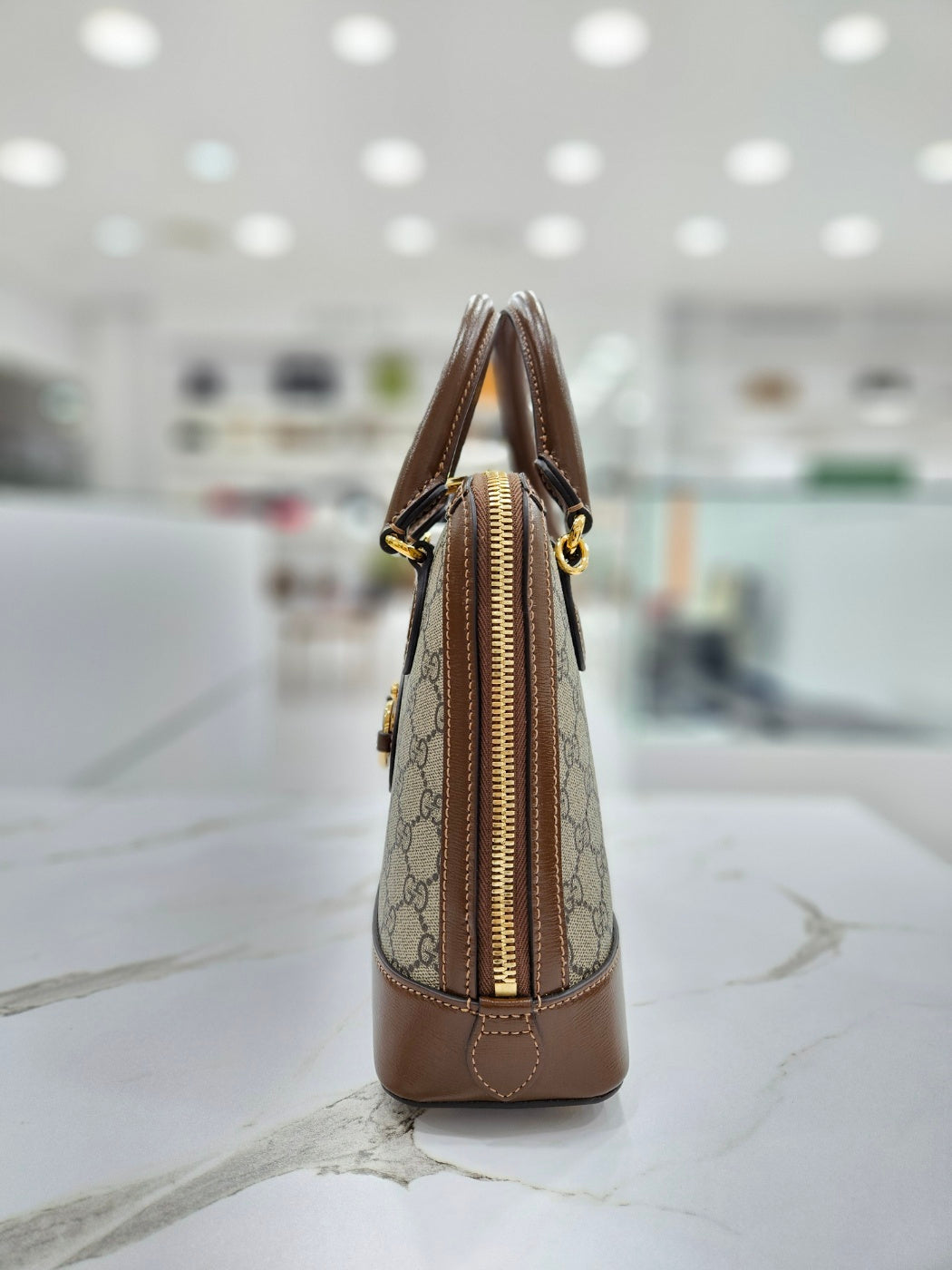 Gucci Horsebit 1955 Small Top Handle Bag Brown 621220 115918240