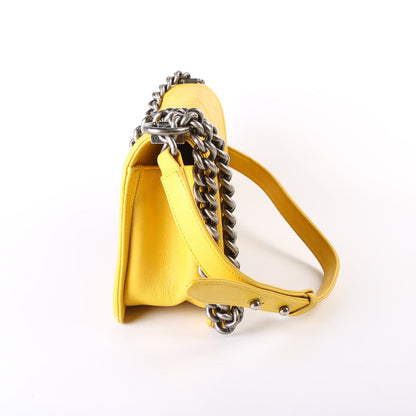 Boy Flap Medium Old Lambskin 15-20M Yellow