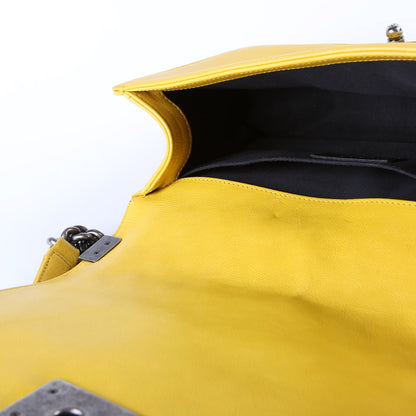Boy Flap Medium Old Lambskin 15-20M Yellow