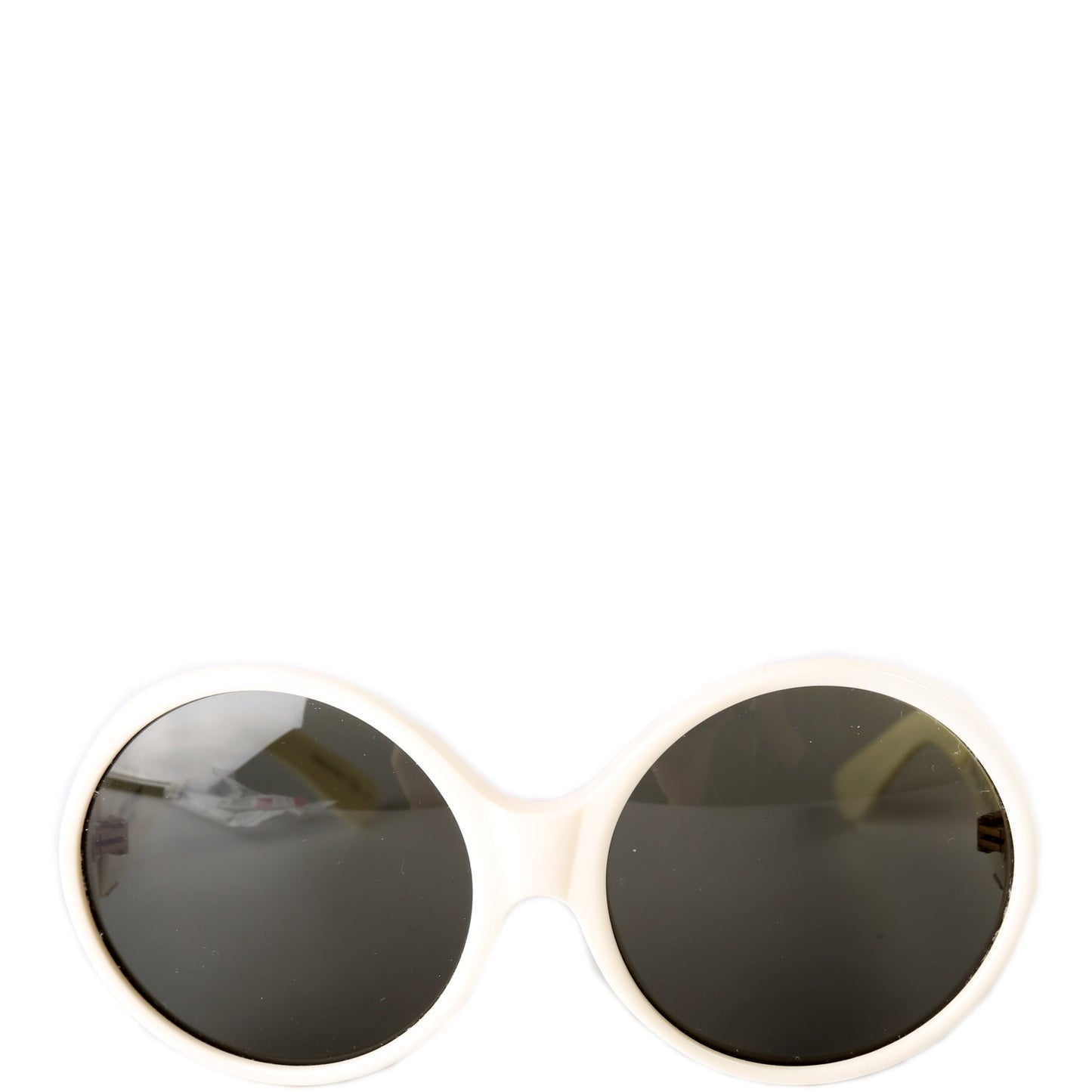 SL M1 Round Sunglasses White