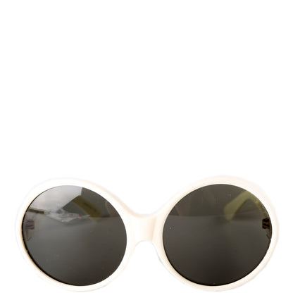 SL M1 Round Sunglasses White