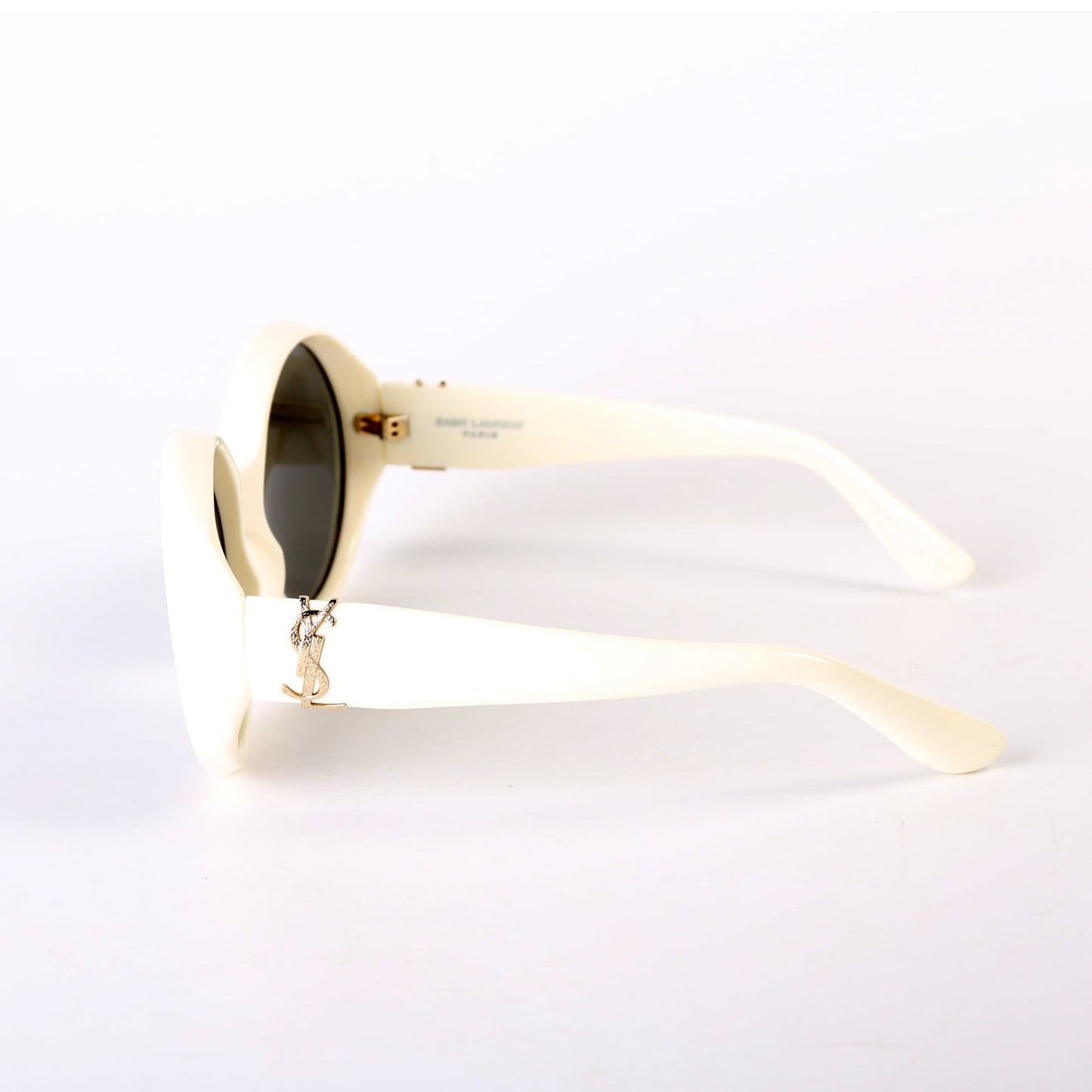 SL M1 Round Sunglasses White